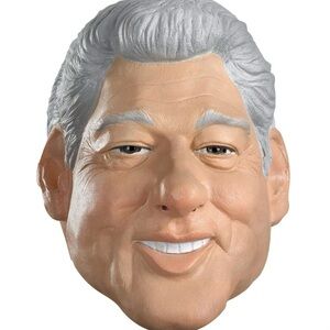 NWT - Bill Clinton Vinyl Ex President Full Adult Mask